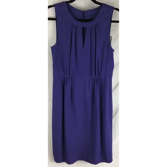J CREW Dresses & Skirts - J CREW Dress Size 6 Purple Shift Scoop Work Women